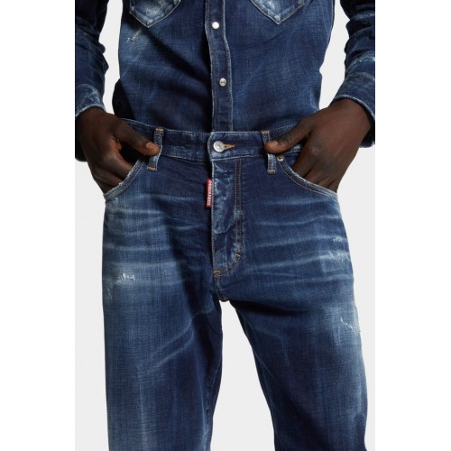 Jeans DSQUARED2, Ducati x D2 Dark Blue Wash The American Jeans Jeans DSQUARED2, Ducati x D2 Dark Blue Wash The American Jeans