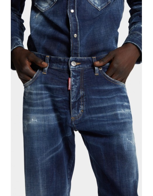 Jeans DSQUARED2, Ducati x D2 Dark Blue Wash The American Jeans - S71LB1401S30664470 Jeans DSQUARED2, Ducati x D2 Dark Blue Wash The American Jeans - S71LB1401S30664470