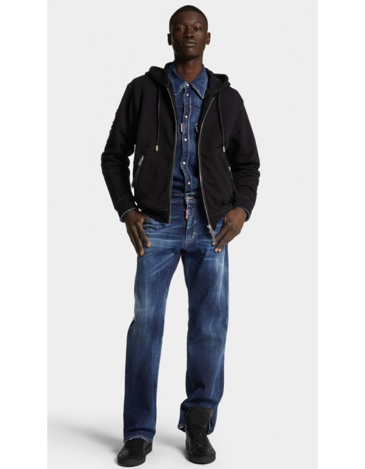 Jeans DSQUARED2, Ducati x D2 Dark Blue Wash The American Jeans - S71LB1401S30664470 Jeans DSQUARED2, Ducati x D2 Dark Blue Wash The American Jeans - S71LB1401S30664470