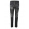 BLUGI DSQUARED2, Washed Style, Slim Fit, Black