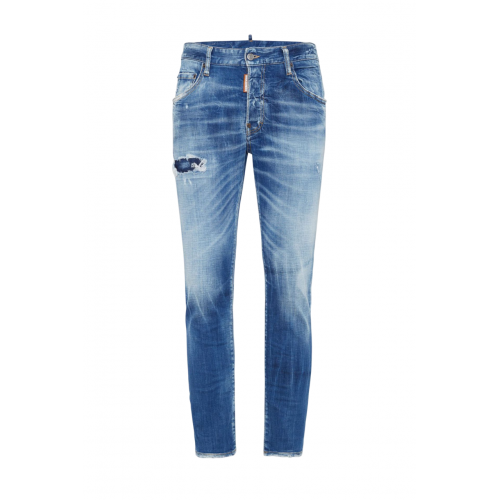 BLUGI DSQUARED2, Cotton Stretch Denim, Skater, Blue BLUGI DSQUARED2, Cotton Stretch Denim, Skater, Blue