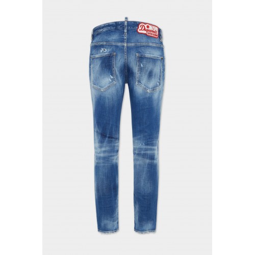 BLUGI DSQUARED2, Cotton Stretch Denim, Skater, Blue BLUGI DSQUARED2, Cotton Stretch Denim, Skater, Blue