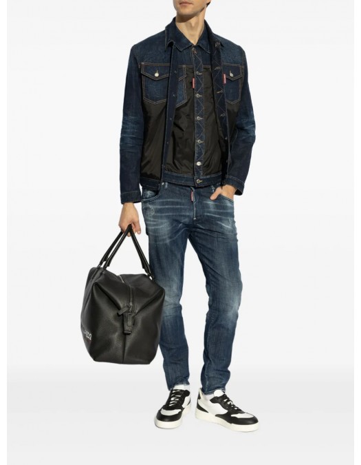 BLUGI DSQUARED2, Skater, Claasic Design, Logo, Dark Blue - S71LB1592S30342470 BLUGI DSQUARED2, Skater, Claasic Design, Logo, Dark Blue - S71LB1592S30342470