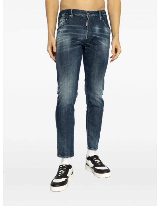 BLUGI DSQUARED2, Skater, Claasic Design, Logo, Dark Blue - S71LB1592S30342470 BLUGI DSQUARED2, Skater, Claasic Design, Logo, Dark Blue - S71LB1592S30342470