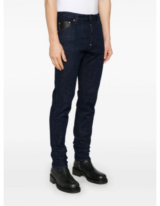 BLUGI DSQUARED2,Dark Rinse Wash Cool Guy Special Edition Jeans - S71LB1612S30664470