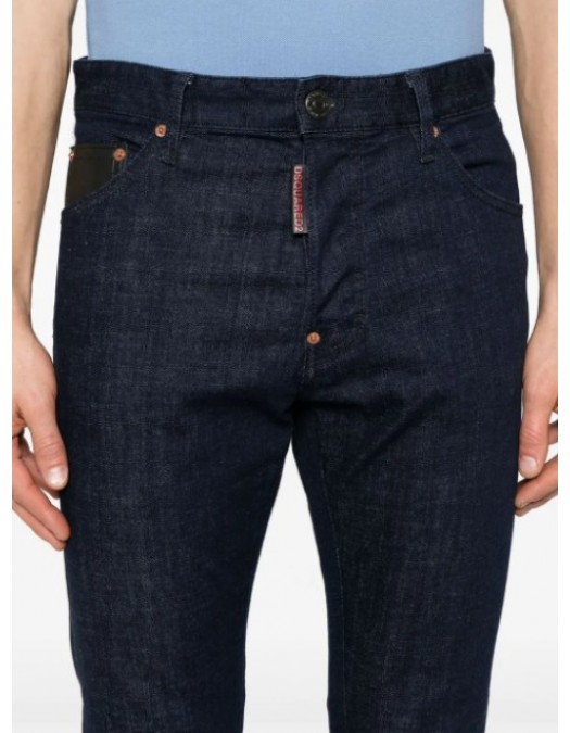 BLUGI DSQUARED2,Dark Rinse Wash Cool Guy Special Edition Jeans - S71LB1612S30664470