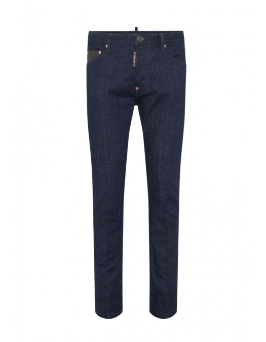 BLUGI DSQUARED2,Dark Rinse Wash Cool Guy Special Edition Jeans - S71LB1612S30664470 BLUGI DSQUARED2,Dark Rinse Wash Cool Guy Special Edition Jeans - S71LB1612S30664470