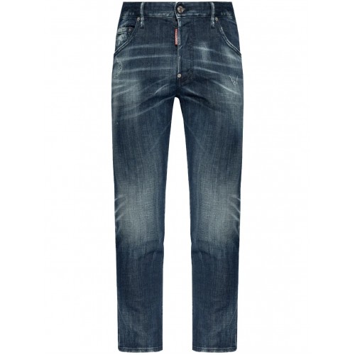 BLUGI DSQUARED2, Whiskering Effect, Skinny, Dark Blue BLUGI DSQUARED2, Whiskering Effect, Skinny, Dark Blue