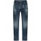 BLUGI DSQUARED2, Whiskering Effect, Skinny, Dark Blue