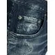 BLUGI DSQUARED2, Whiskering Effect, Skinny, Dark Blue - S71LB1620S30342470 BLUGI DSQUARED2, Whiskering Effect, Skinny, Dark Blue - S71LB1620S30342470