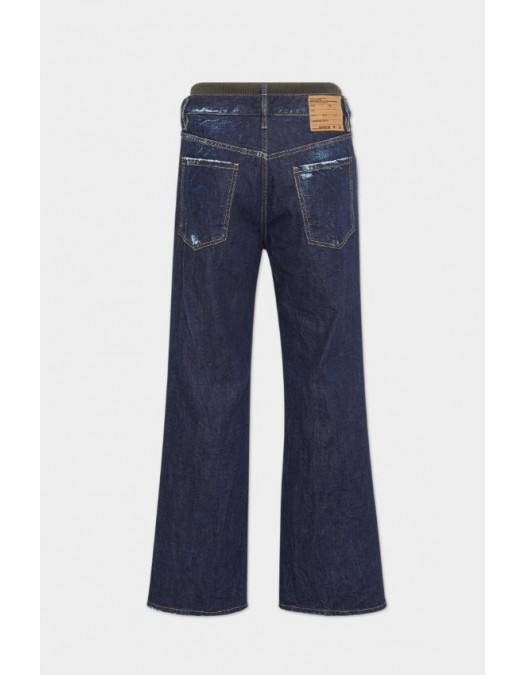 JEANS DSQUARED2, Dark Indigo Aviator Wash loose jeans - S71LB1633D30011470