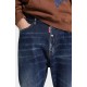 JEANS DSQUARED2, Be cool, Be nice Wash Dan's Big brother Jeans, Bleumarin - S71LB1637D30011470