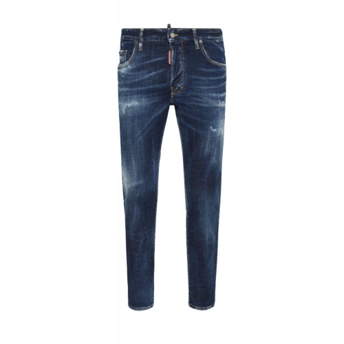 JEANS DSQUARED2, Dark Moody blues wash, Skater Fit, Bleumarin JEANS DSQUARED2, Dark Moody blues wash, Skater Fit, Bleumarin
