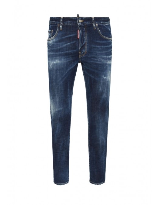 JEANS DSQUARED2, Dark Moody blues wash, Skater Fit, Bleumarin - S71LB1642S30664470