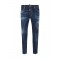 JEANS DSQUARED2, Dark Moody blues wash, Skater Fit, Bleumarin