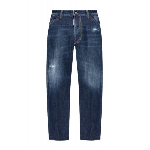 JEANS DSQUARED2, Navy blue, Croiala Cool Guy , Bleumarin JEANS DSQUARED2, Navy blue, Croiala Cool Guy , Bleumarin