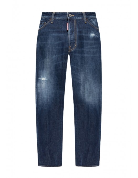 JEANS DSQUARED2, Navy blue, Croiala Cool Guy , Bleumarin - S71LB1646D30011470