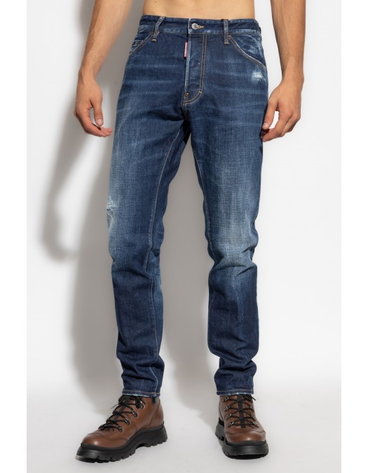 JEANS DSQUARED2, Navy blue, Croiala Cool Guy , Bleumarin - S71LB1646D30011470