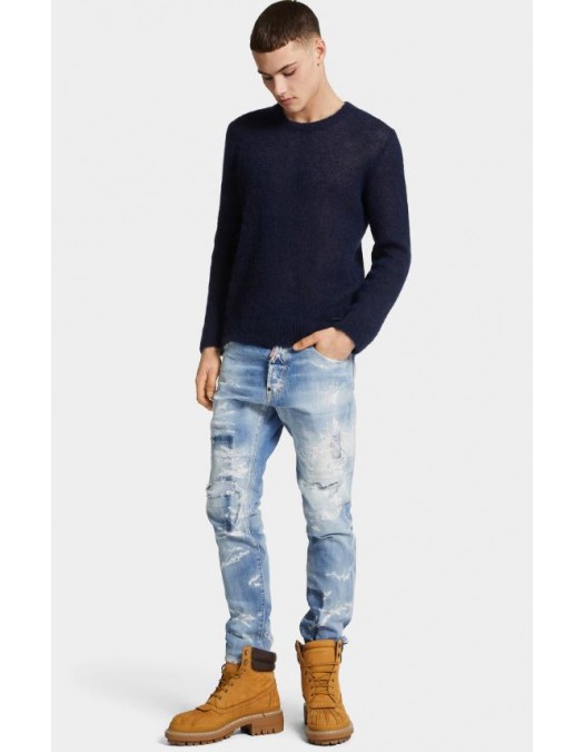 JEANS DSQUARED2,Light jeans super ripped, Cool Guy Fit - S71LB1647D30011470