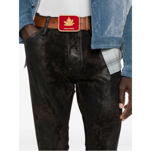 JEANS DSQUARED2, Brushed Waxed Cotton Blend Stretch Denim Cool Guy Jeans JEANS DSQUARED2, Brushed Waxed Cotton Blend Stretch Denim Cool Guy Jeans