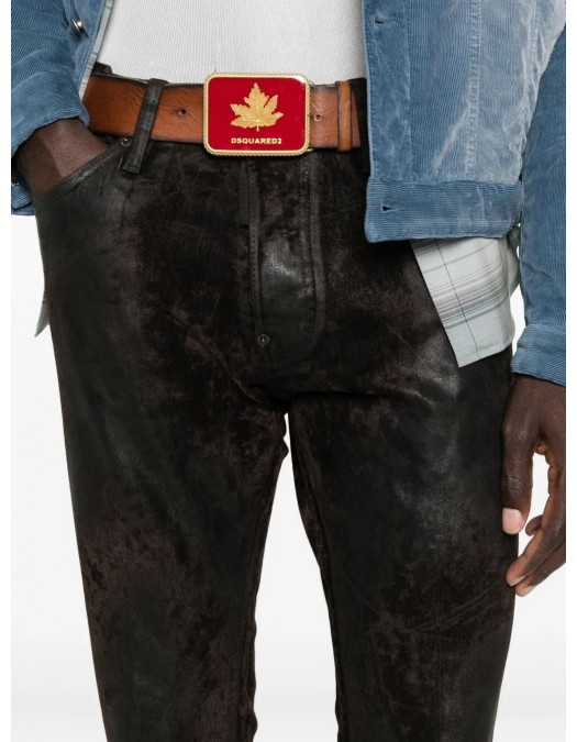 JEANS DSQUARED2, Brushed Waxed Cotton Blend Stretch Denim Cool Guy Jeans - S71LB1653D30022143 JEANS DSQUARED2, Brushed Waxed Cotton Blend Stretch Denim Cool Guy Jeans - S71LB1653D30022143