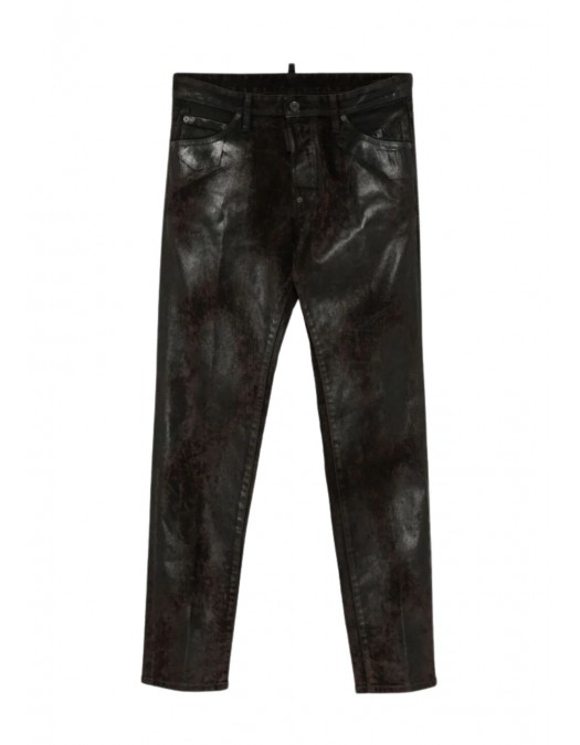 JEANS DSQUARED2, Brushed Waxed Cotton Blend Stretch Denim Cool Guy Jeans - S71LB1653D30022143 JEANS DSQUARED2, Brushed Waxed Cotton Blend Stretch Denim Cool Guy Jeans - S71LB1653D30022143
