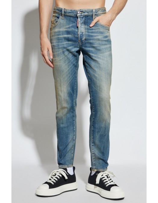 JEANS DSQUARED2, Medium Sandy Wash, Skater Fit, Bleu - S71LB1656S30872470