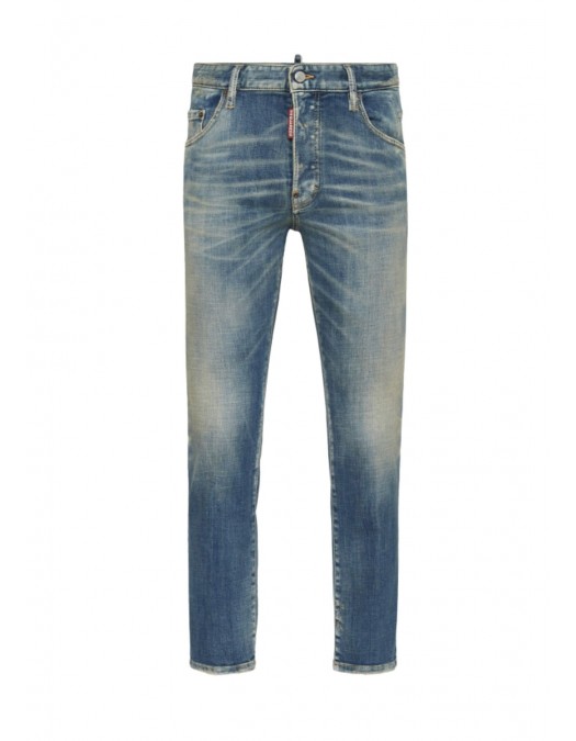 JEANS DSQUARED2, Medium Sandy Wash, Skater Fit, Bleu - S71LB1656S30872470