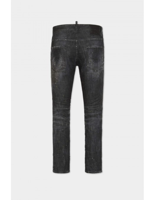 JEANS DSQUARED2, Nirvana Wash, Skater fit, Negru - S71LB1665S30357900