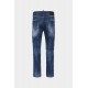 JEANS DSQUARED2, Medium Ripped Wash Cool Guy, Bleumarin - S71LB1668D30010470