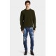 JEANS DSQUARED2, Medium Ripped Wash Cool Guy, Bleumarin - S71LB1668D30010470