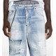 JEANS DSQUARED2, Patch blue jeans, Relaxed Fit - S71LB1677D30011470