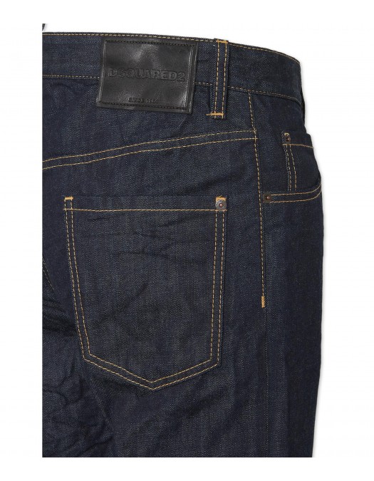 JEANS DSQUARED2, Navy blue, 642 Jeans Fit, Bleumarin - S71LB1697D30011470