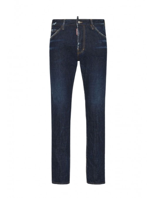 JEANS DSQUARED2, Navy blue, Skater Fit, Bleumarin - S71LB1706D30011470