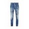 JEANS DSQUARED2, Medium Spots Wash, Skater Fit, Albastru