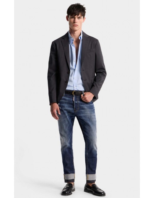 Jeans DSQUARED2, Dark Wash Teddy Jeans - S71LB1716D30010470