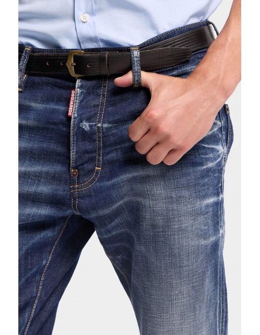 Jeans DSQUARED2, Dark Wash Teddy Jeans - S71LB1716D30010470