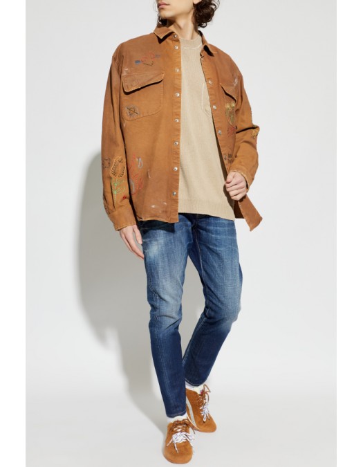 Jeans DSQUARED2, NAVY BLUE 'Slim Twst' jeans - S71LB1719D30010470