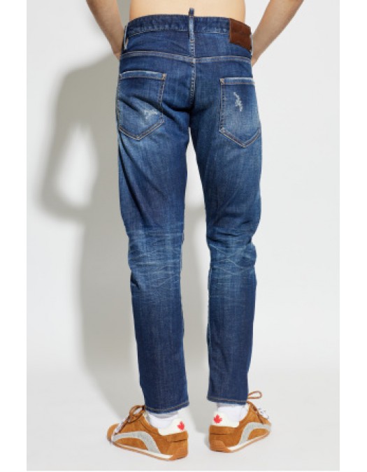 Jeans DSQUARED2, NAVY BLUE 'Slim Twst' jeans - S71LB1719D30010470