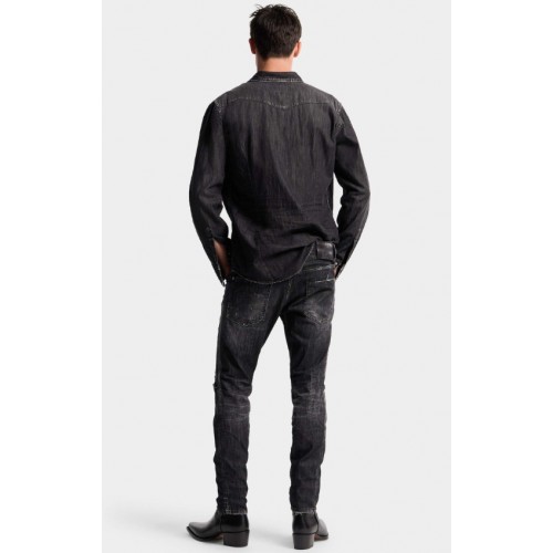 Jeans DSQUARED2, Black Wash Skater Jeans