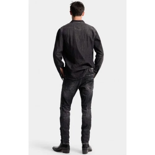 Jeans DSQUARED2, Black Wash Skater Jeans