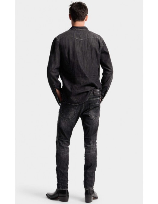 Jeans DSQUARED2, Black Wash Skater Jeans - S71LB1756S30357900