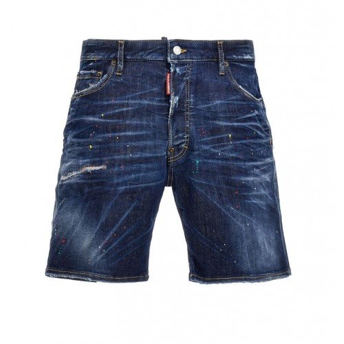 Pantaloni scurti DSQUARED2, Marine Bermuda Shorts, Bleumarin