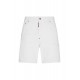 Pantaloni scurti Dsquared2, Full White S71MU0799STN833100 - S71MU0799STN833100