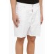 Pantaloni scurti Dsquared2, Full White S71MU0799STN833100 - S71MU0799STN833100