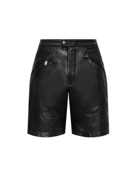 BERMUDE DSQUARED2, Waxed Design, Short, Modern, Black - S71MU0847S25539900
