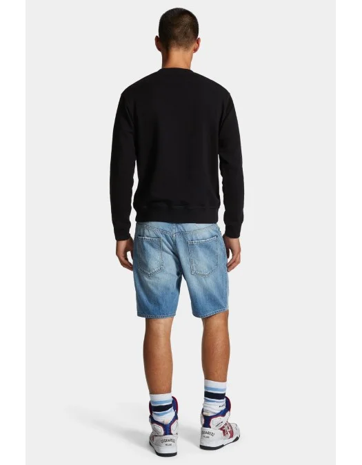 Pantaloni scurtiDSQUARED2, Light Clean Wash Cotton Denim Marine Shorts - S71MU0855S30309470 Pantaloni scurtiDSQUARED2, Light Clean Wash Cotton Denim Marine Shorts - S71MU0855S30309470