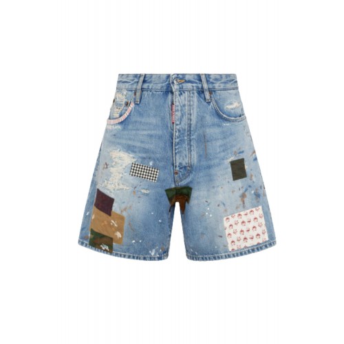 Bermude DSQUARED2, Medium Wash Boxer Shorts