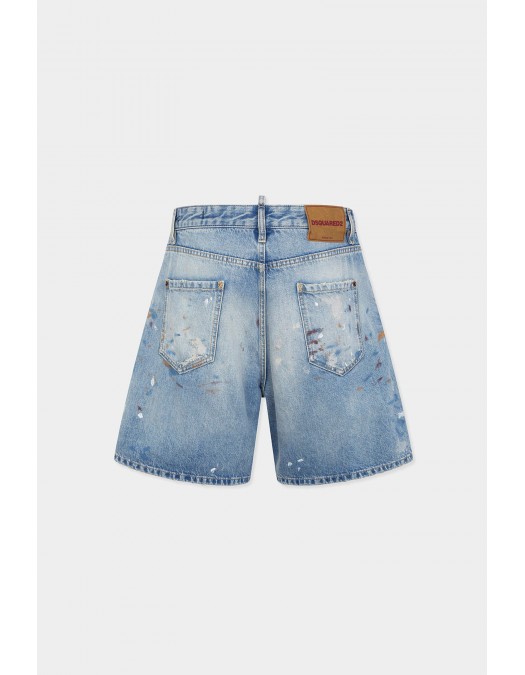 Bermude DSQUARED2, Medium Wash Boxer Shorts - S71MU0882D30040470