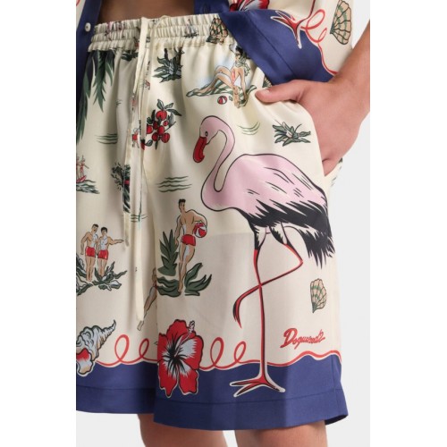 Bermude DSQUARED2, Aloha Souvenir Boxer Shorts